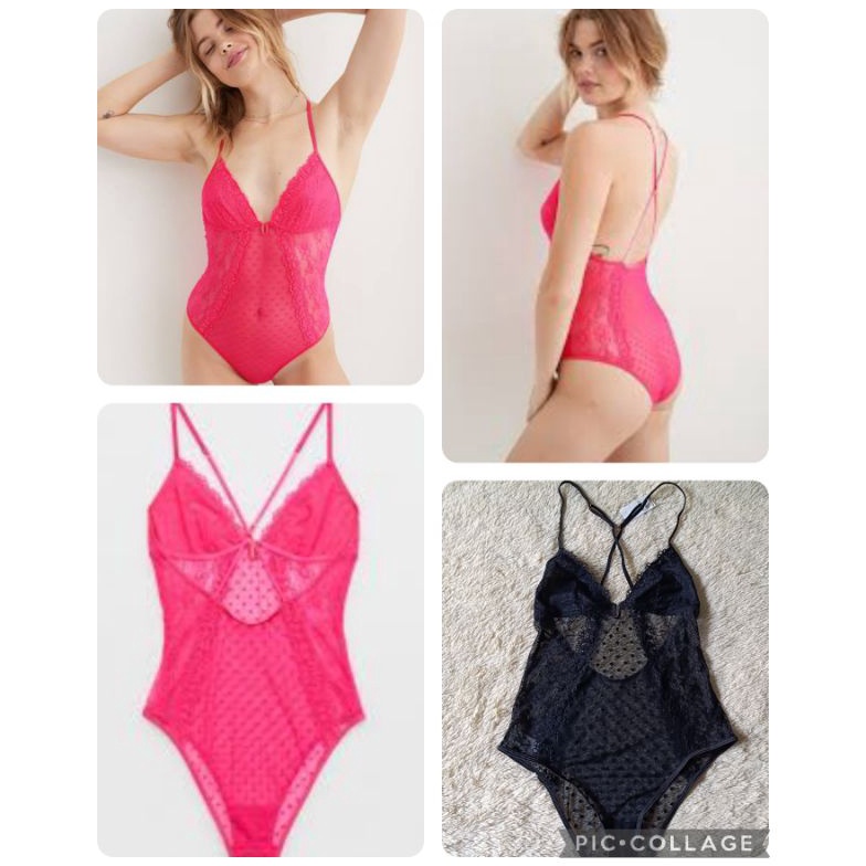 KODE M75T Lingerie Bodysuit Sexy Lace Branded Export by Aerie