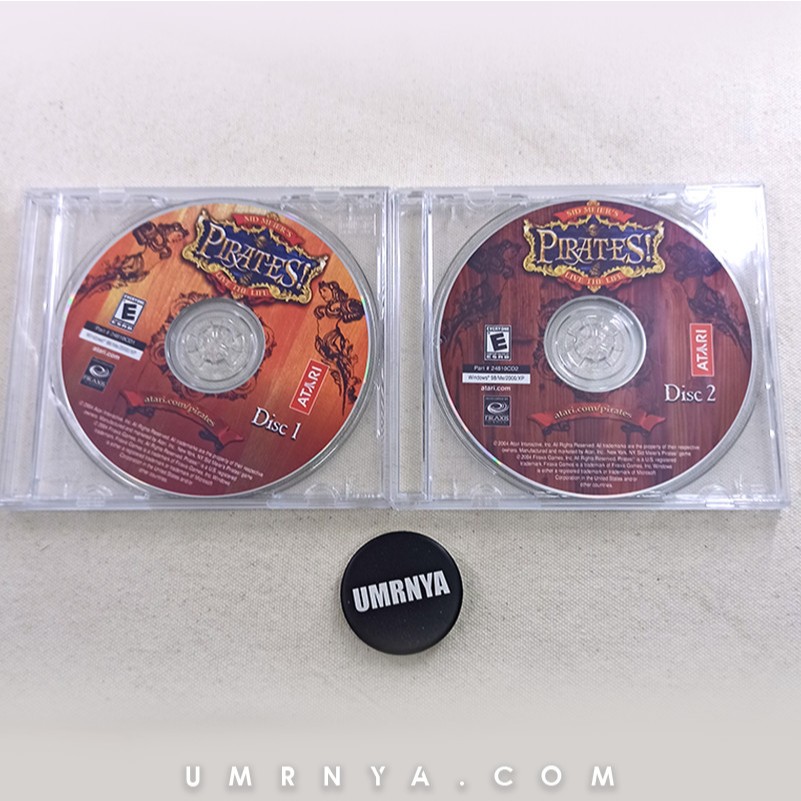 Kaset CD PC Game Sid Meier's Pirats Games Meier