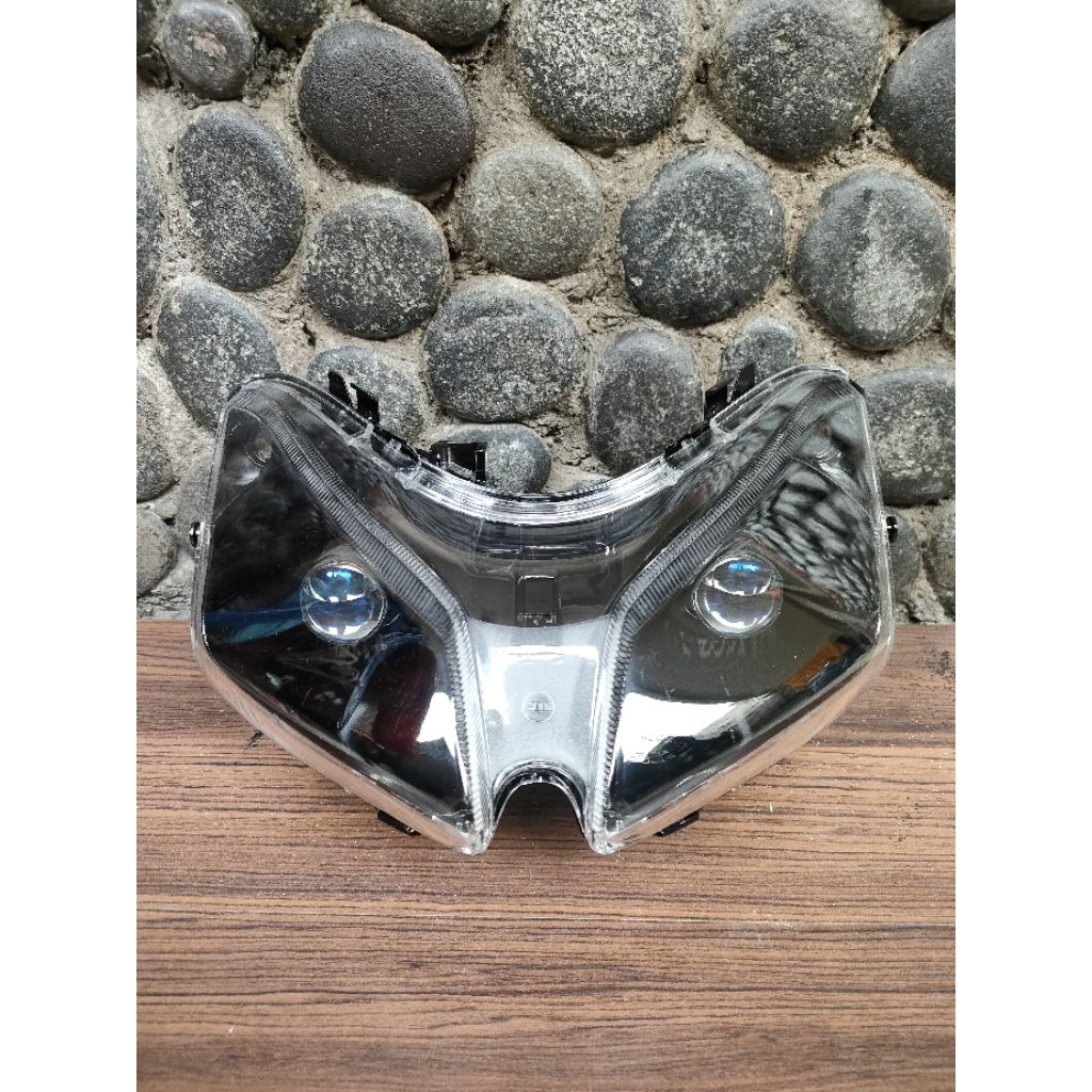 Headlamp lampu depan Vario 110 karbu modif h4 Doble lampu