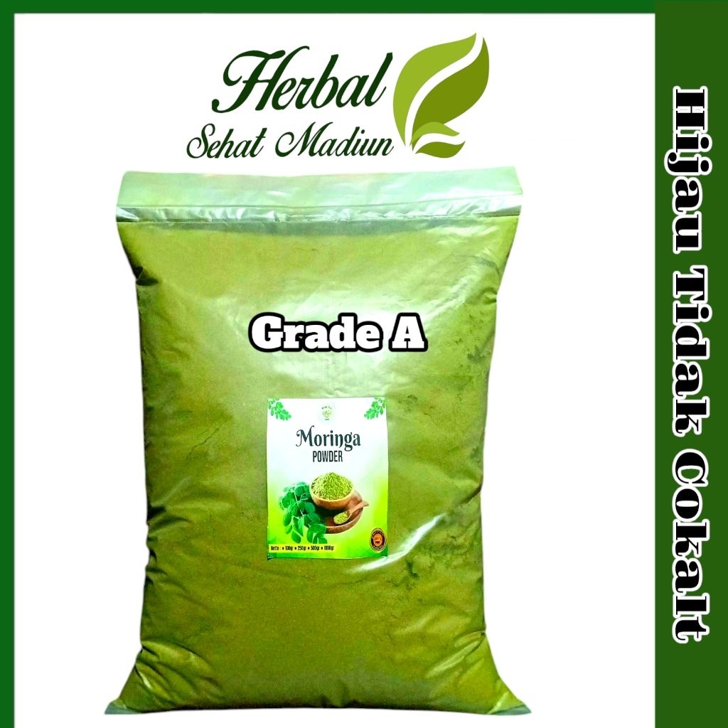 

Daun Kelor Bubuk organik 1kg/Asli murni Kelor Bubuk 1kg.