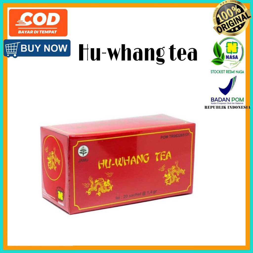 

[COD]Hu Wang Tea/Teh Kesehatan/Teh Herbal/Penurun Kolesterol/Teh Diet/isi 20sachet/Original Nasa