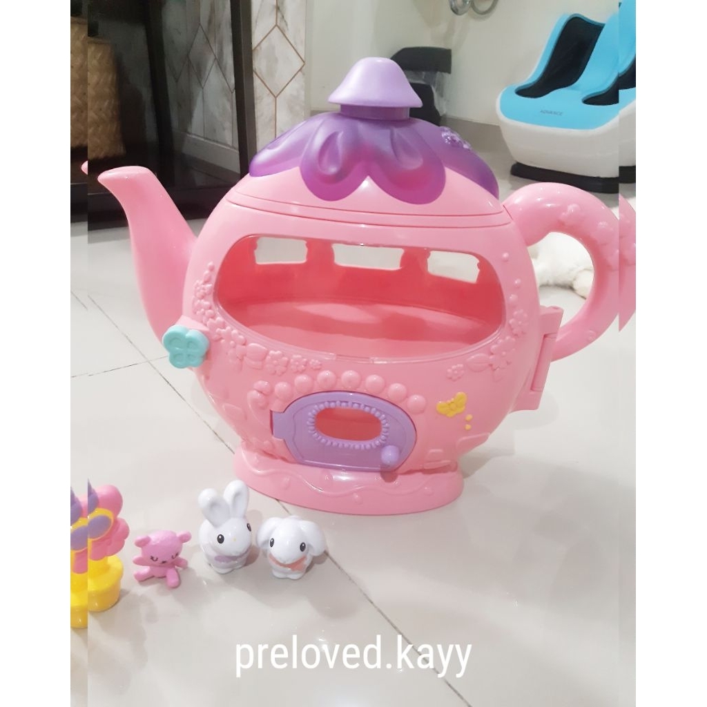 RED BOX TOYS tea pot music & Lights teapot set mainan teko masakan anak perempuan laki laki preloved