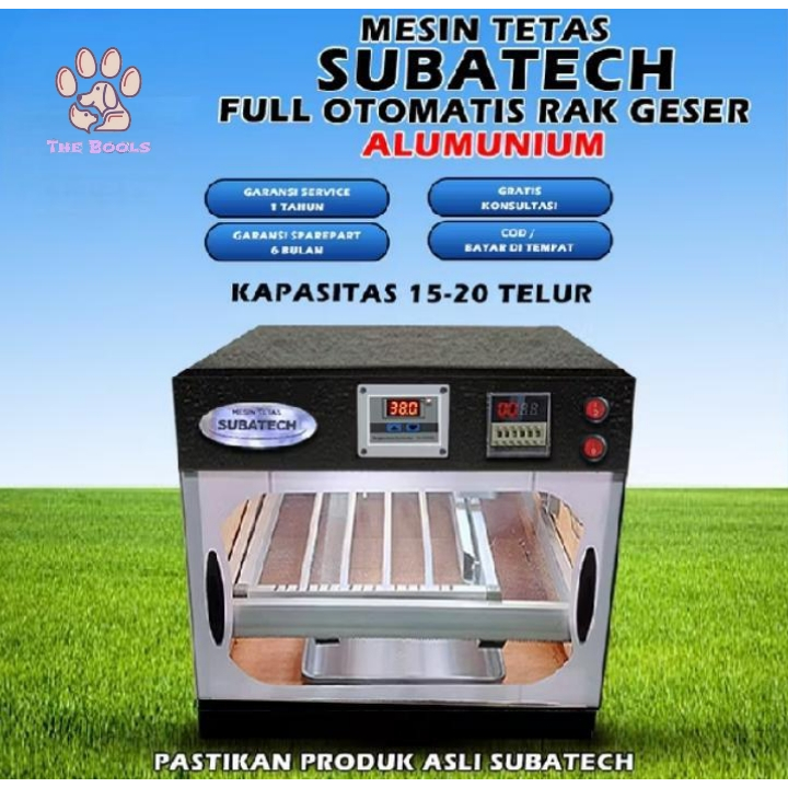 (The Bool's) FULL OTOMATIS - Mesin Tetas Telur 15 - 20 Telur Full Otomatis Penetas telur