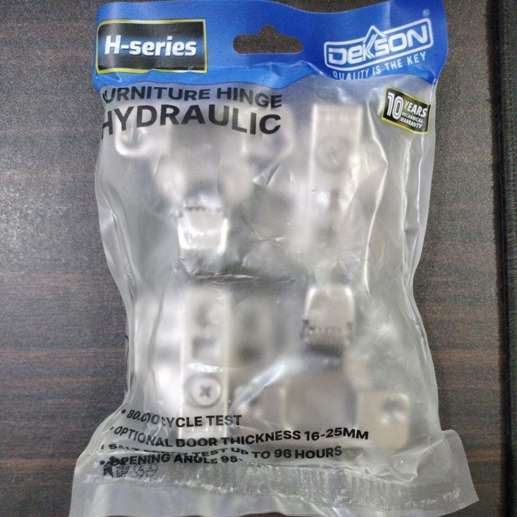 engsel sendok dekson hydraulic H series perpasang