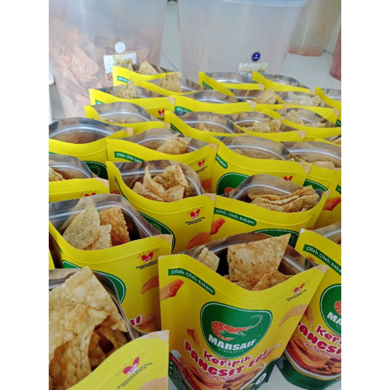 

MARSAIF Keripik pangsit ebi 80gr gurih & renyah OLeh OLeh dari BATAM