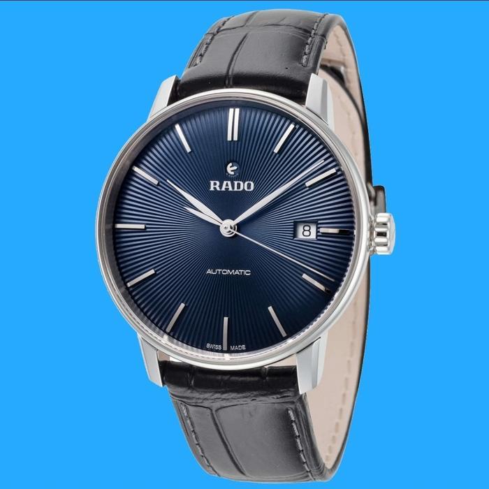 Jam RADO Coupole Classic Automatic Blue Dial 38mm Men's Watch