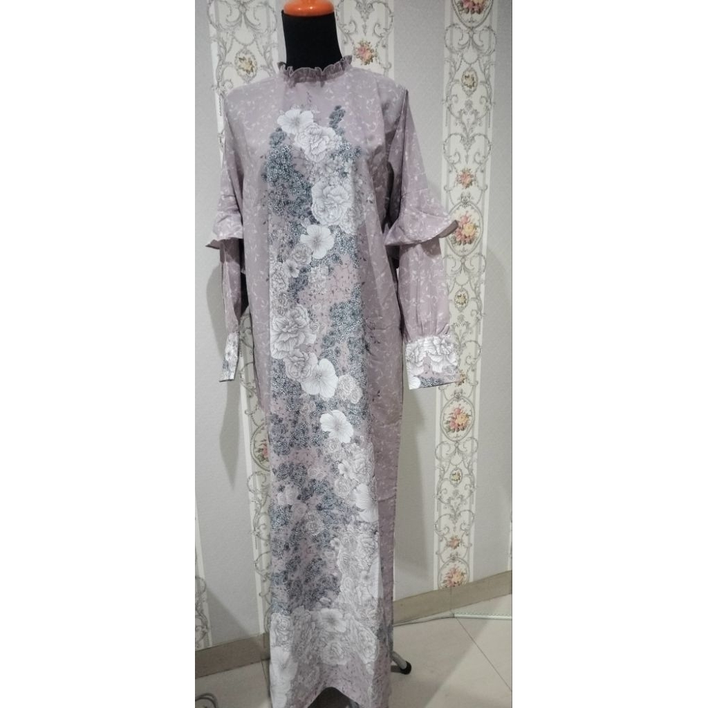 Dress vanilla hijab Qatar series blush