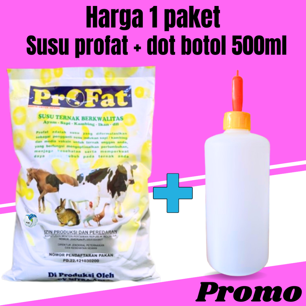 Paket Susu Profat Dot Botol Susu Sapi Kambing kerbau