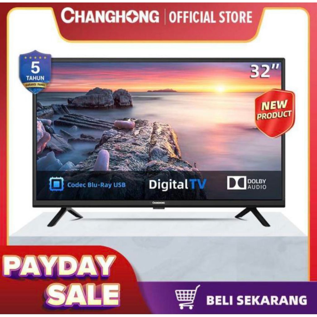 TV LED CHANGHONG DIGITAL TV HD 32INCH L32G5W TV CHANGHONG 32 INCH LED DIGITAL