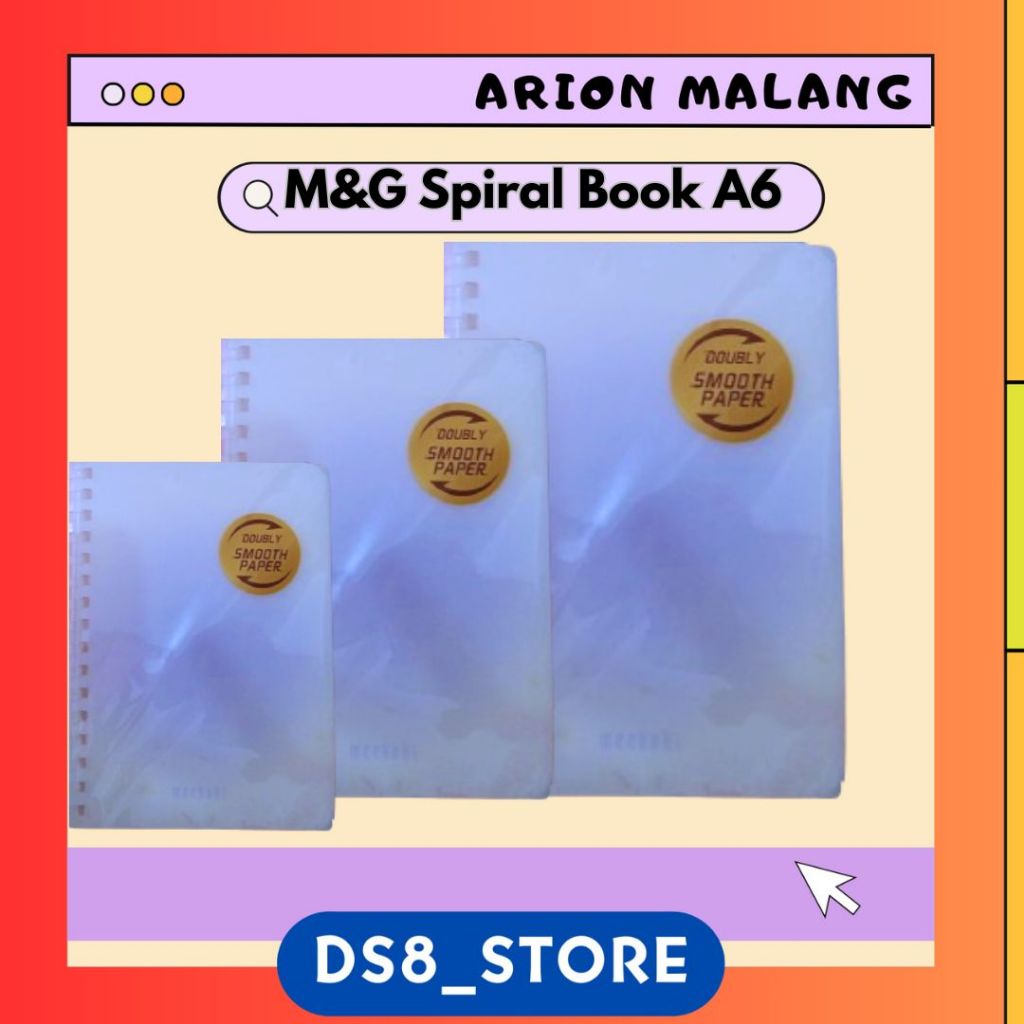 

M&G Spiral Book A6 APNDD009