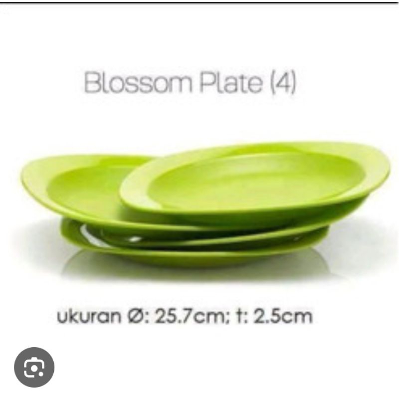 blossom plate Tupperware//piring