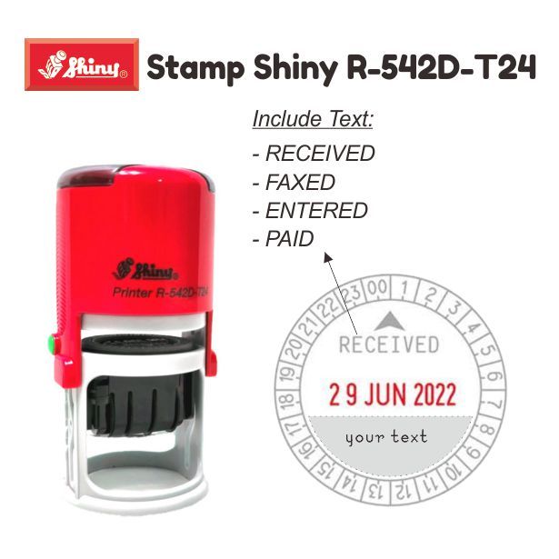 

Stempel Shiny R-542-D T24 / Custom Huruf