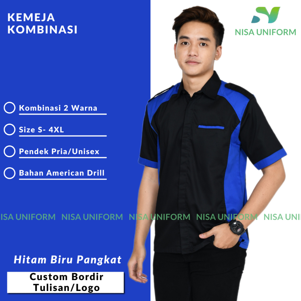 Baju kerja murah baju karyawan baju kantor baju seragam restoran baju komunitas baju lapangan