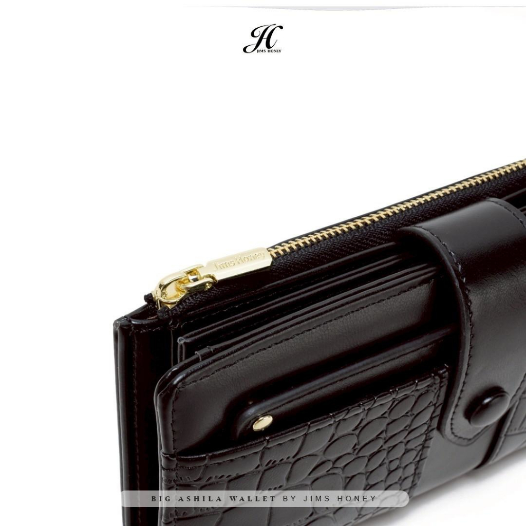 JIMS HONEY FOREVER BIG ASHILA WALLET Dompet Lipat Panjang Wanita Cewek Fashion Jimshoney Casual Terbaru