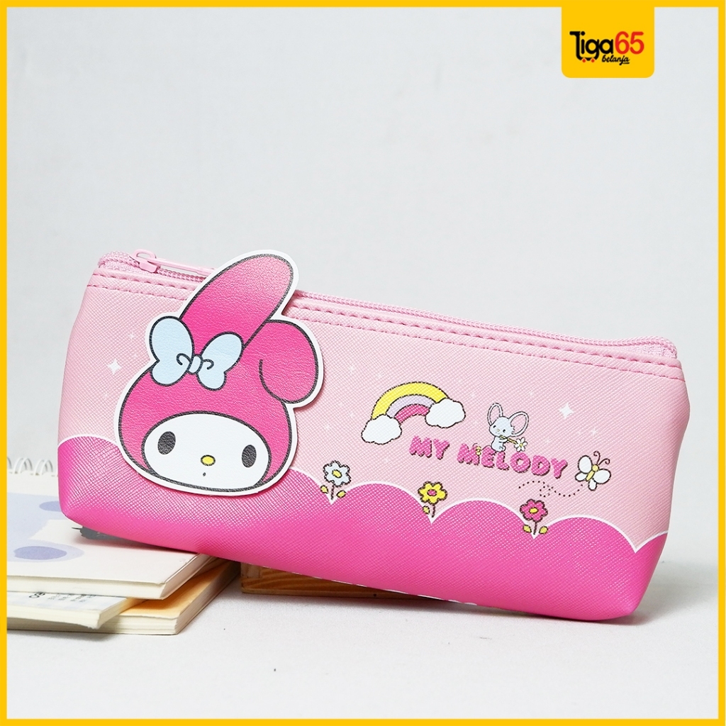 

HenJO Tempat Pensil Punch Karakter Kuromi Cinnamorol My Melody Peony / Pensil Bag 223-041