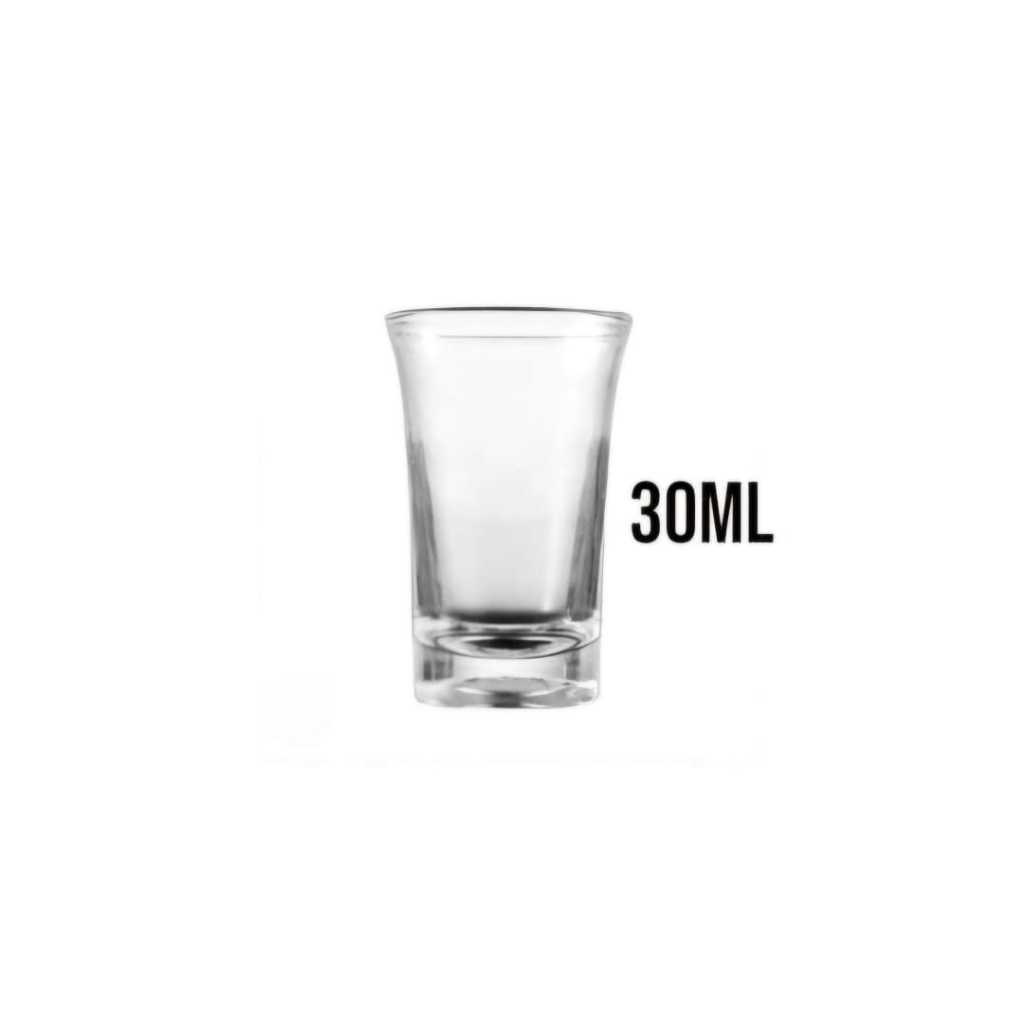 Single Shot Glass Acrylic 30ml - Gelas Sloki Mini Akrilik Transparan