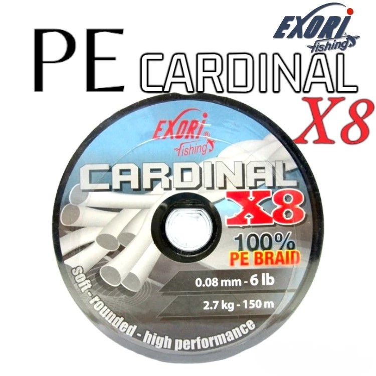 Senar PE Exori CARDINAL X8 Braid Soft Rounded