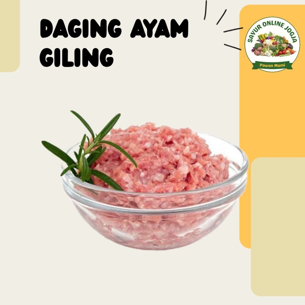 

Daging ayam giling 250gr - PAWON MAMI SAYUR ONLINE JOGJA