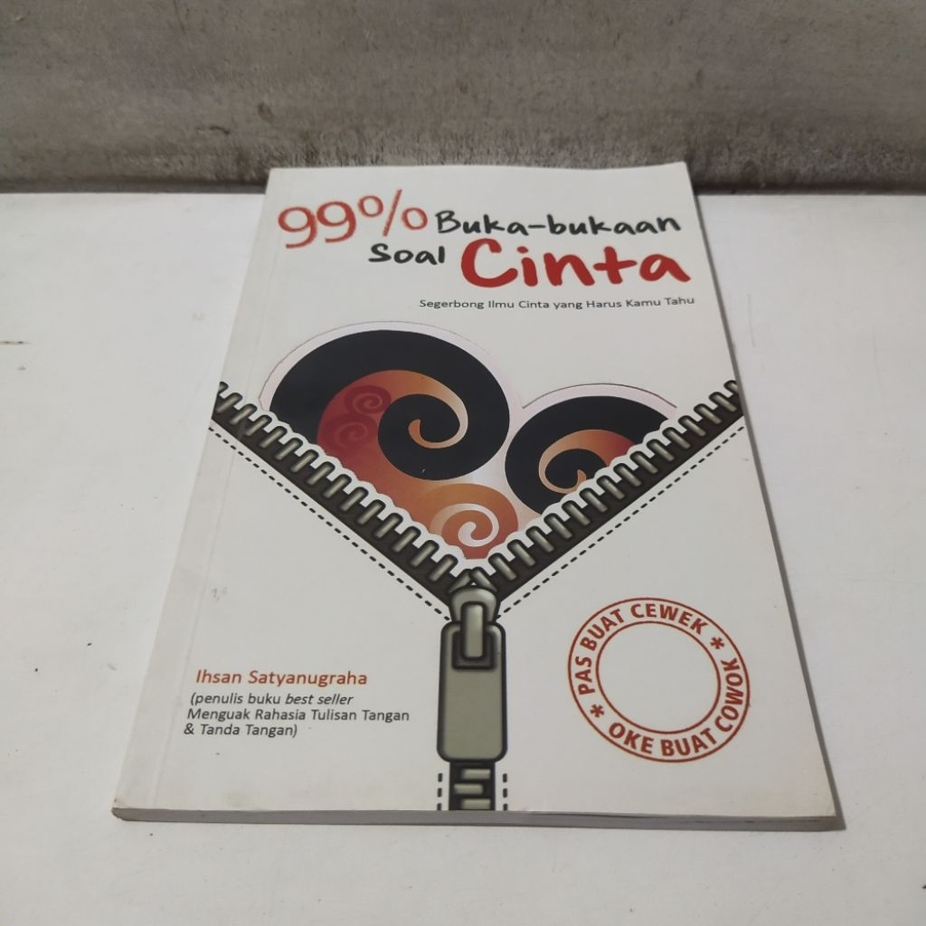 Buku Obral Super Murah - Buku 99% Buka-Bukaan Soal Cinta