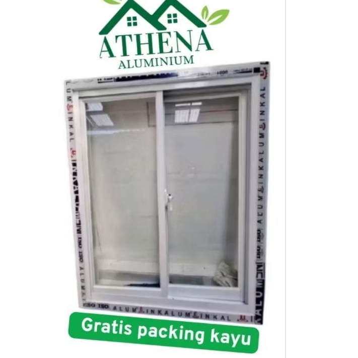 Kusen jendela sliding uk T120xL120, gtatis paking kayu