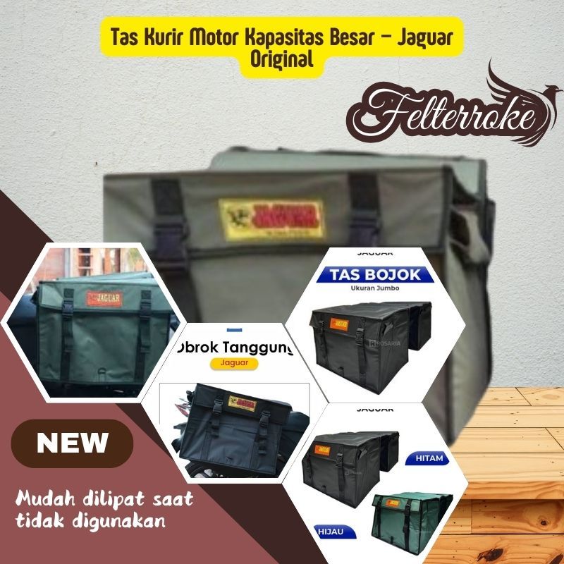 Tas Kurir Motor Kapasitas Besar – Jaguar Original