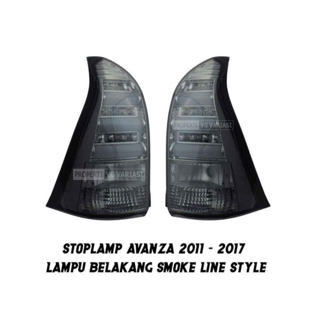stoplamp Avanza Xenia 2012-2013-2014-2015 smoke