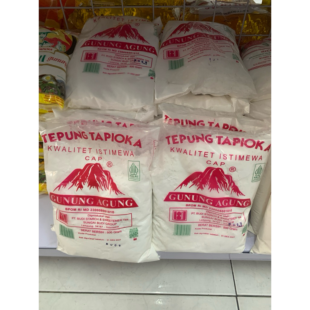 

Tepung Tapioka Gunung Agung 500gram