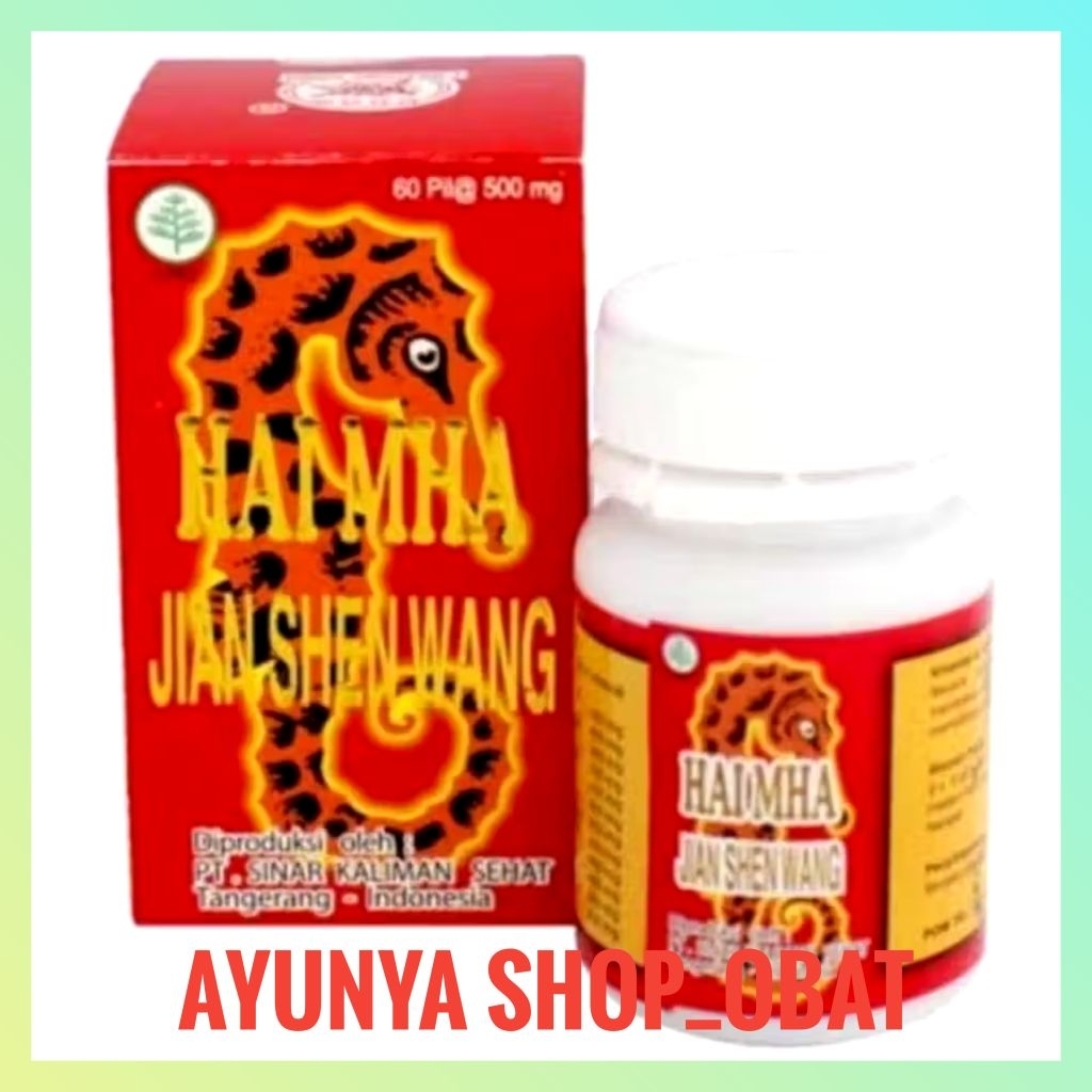 HAI MHA JIAN SHEN WANG ( bpom ) Obat Sirkulasi Darah Stamina Pria - Obat Cina AYUNYASHOPHERBAL