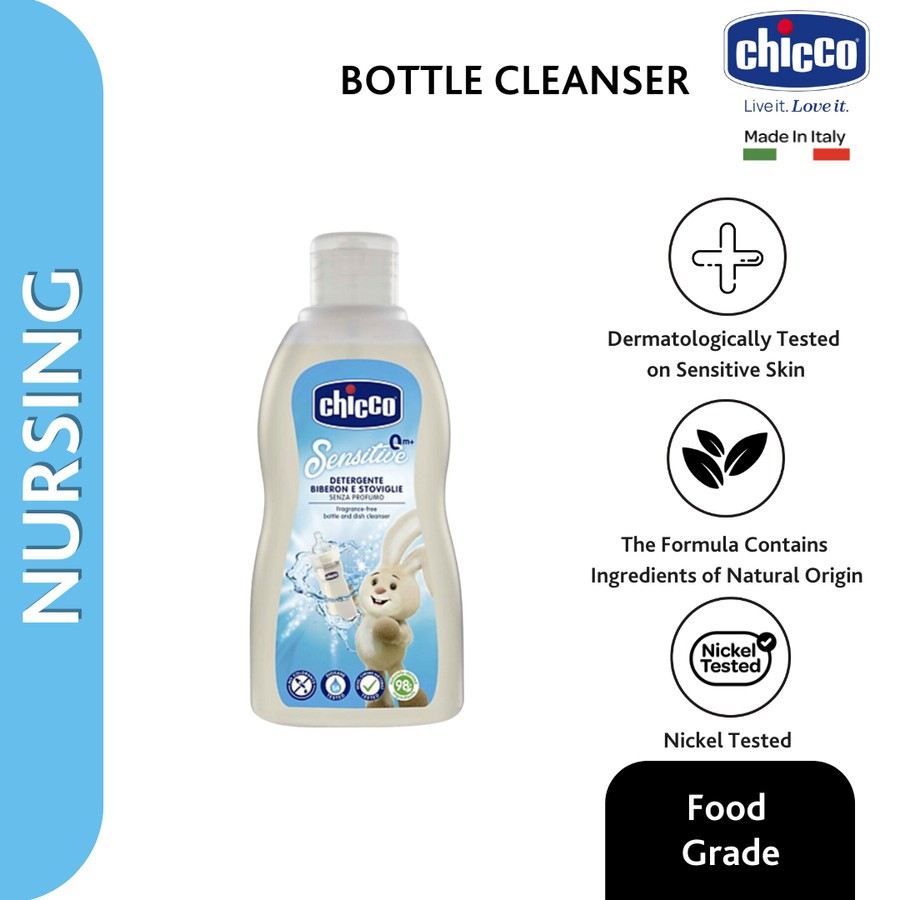 Chicco Bottle Cleanser/ Pembersih botol bayi / Sabun cuci botol bayi