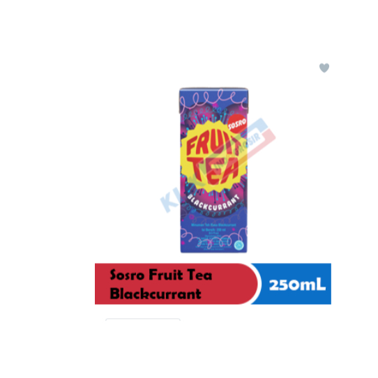 

SOSRO TEH BOTOL (KOTAK) TPK 250mL