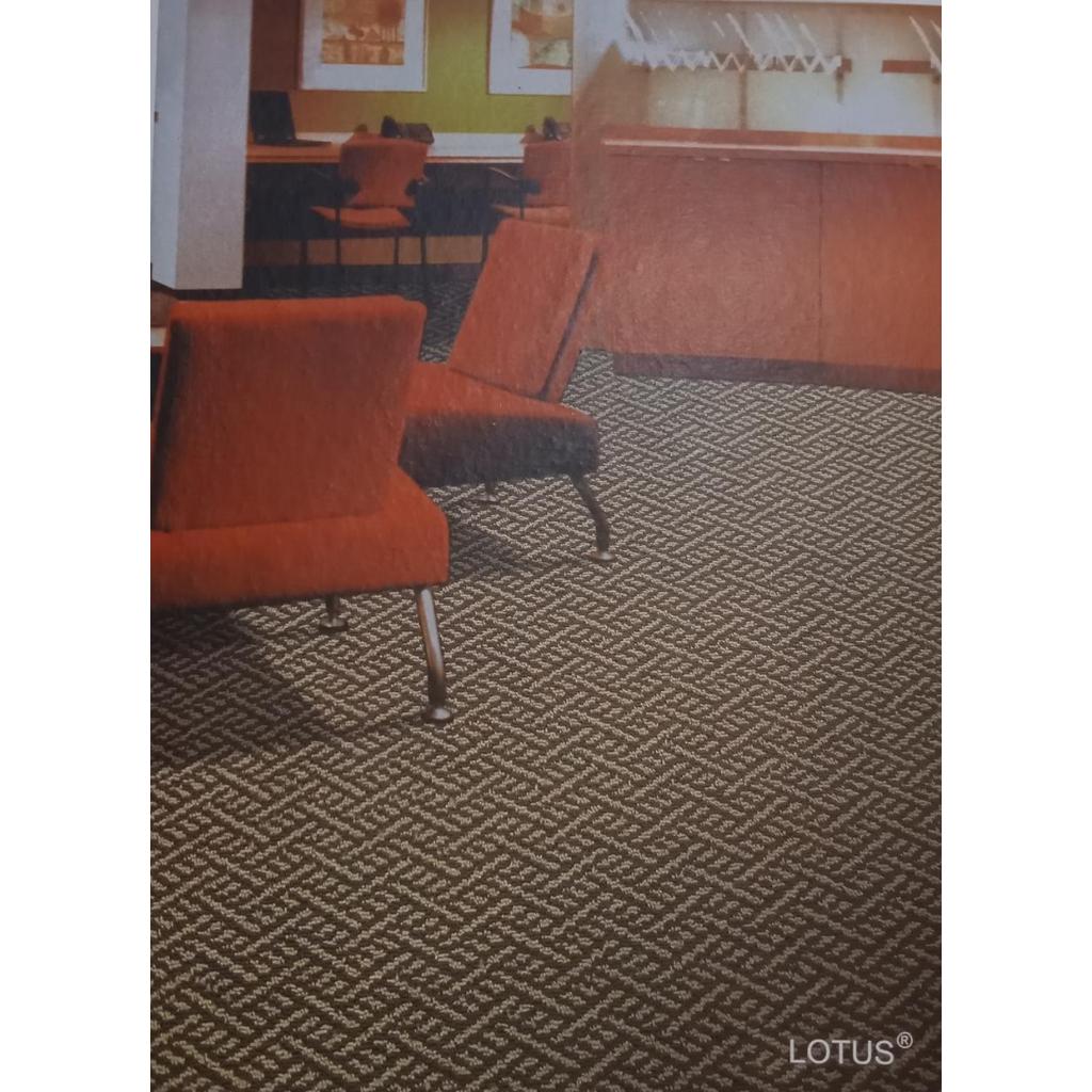 Karpet Lotus / Karpet Ruang Meeting Roll Meteran Murah / Karpet Motif - L2 442 Gratis Ongkir