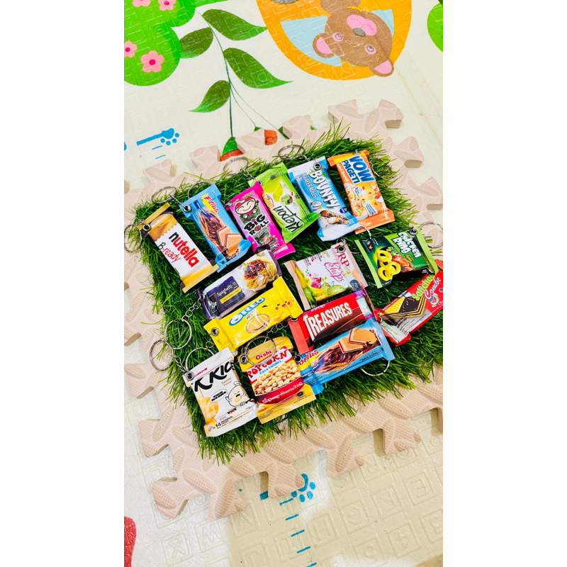 GANCI SNACK RANDOM . GANTUNGAN KUNCI RANDOM , GANTUNGAN KUNCI SNACK