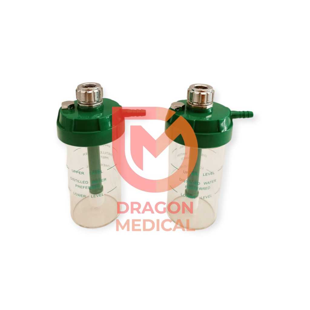 Botol Humidifier Regulator Oksigen || Perlengkapan Medis Pada Regulator Oksigen Cocok Untuk Semua Me