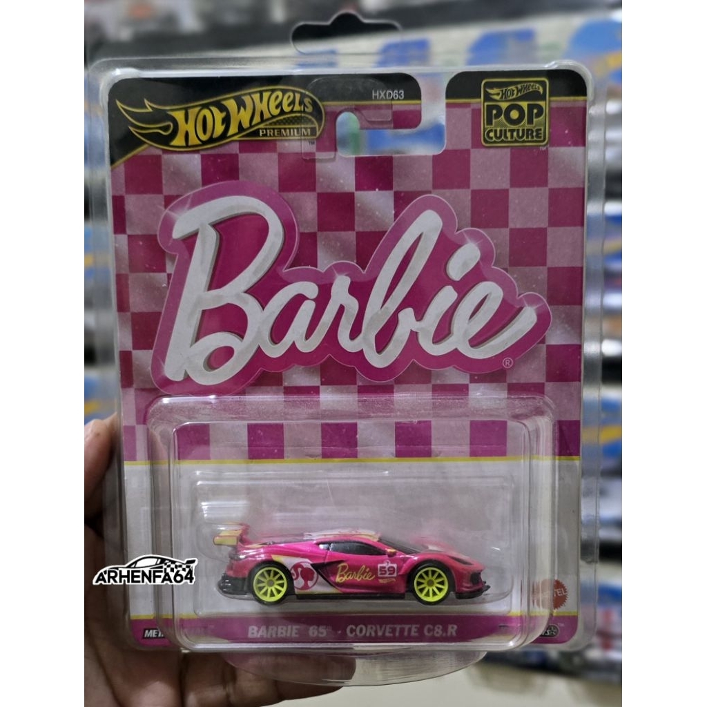 Hotwheels Premium Barbie 65th Corvette C8.R