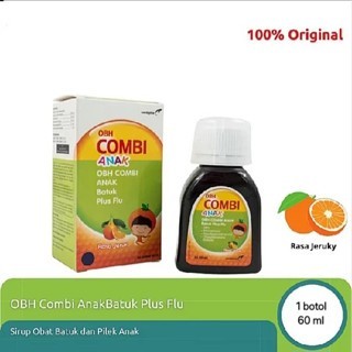 OBH COMBI ANAK BATUK PLUS FLU 60 ML RASA JERUK / OBH COMBI ANAK BATUK PLUS FLU