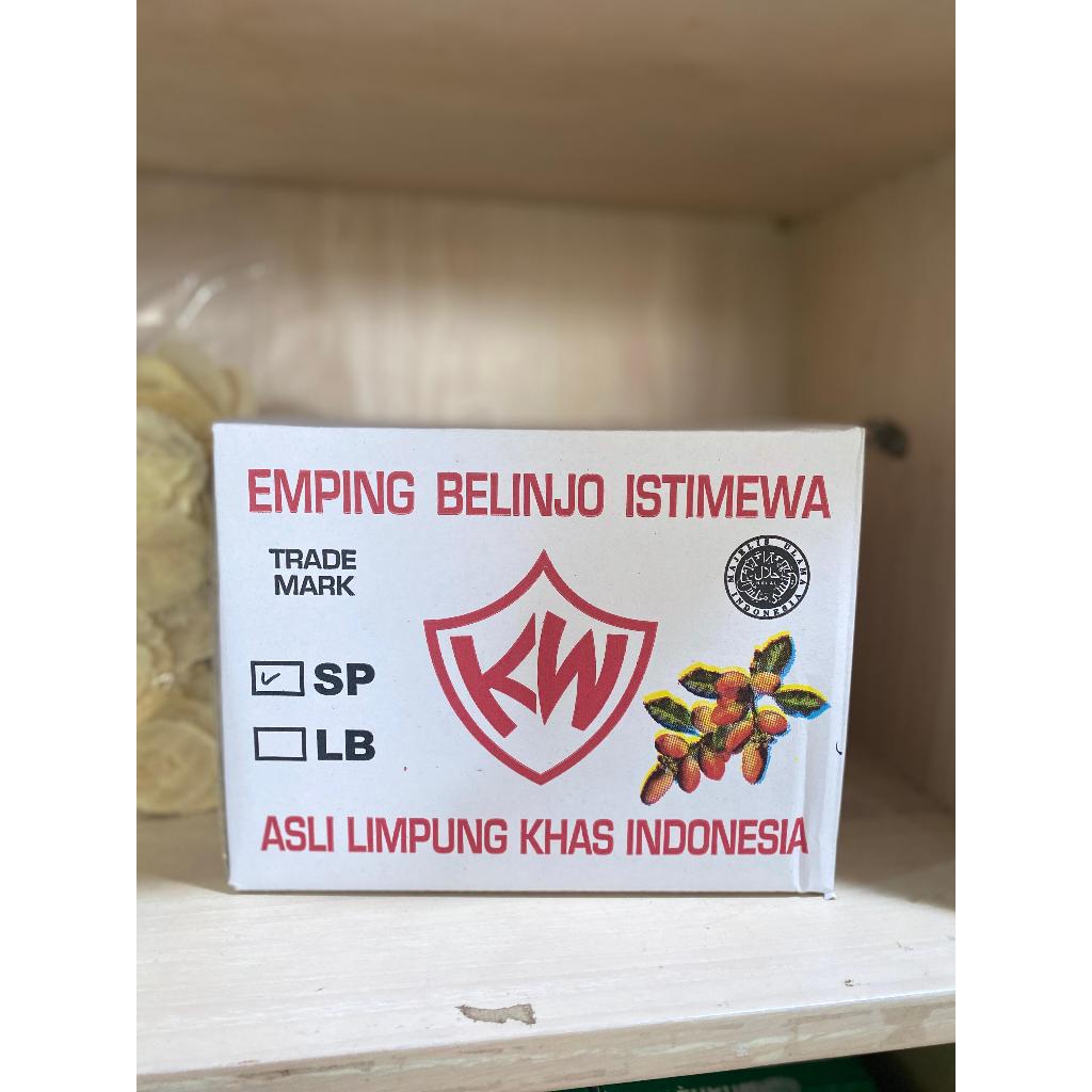 

Emping Melinjo Limpung Tipis Kering Belinjo Kardus Merk KW