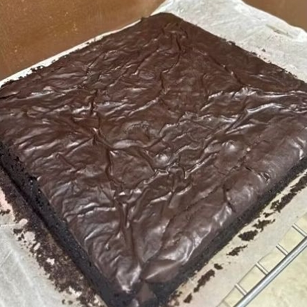 

[Ready To Eat] BROWNIES PANGGANG BROWNIES BOX 20x20cm