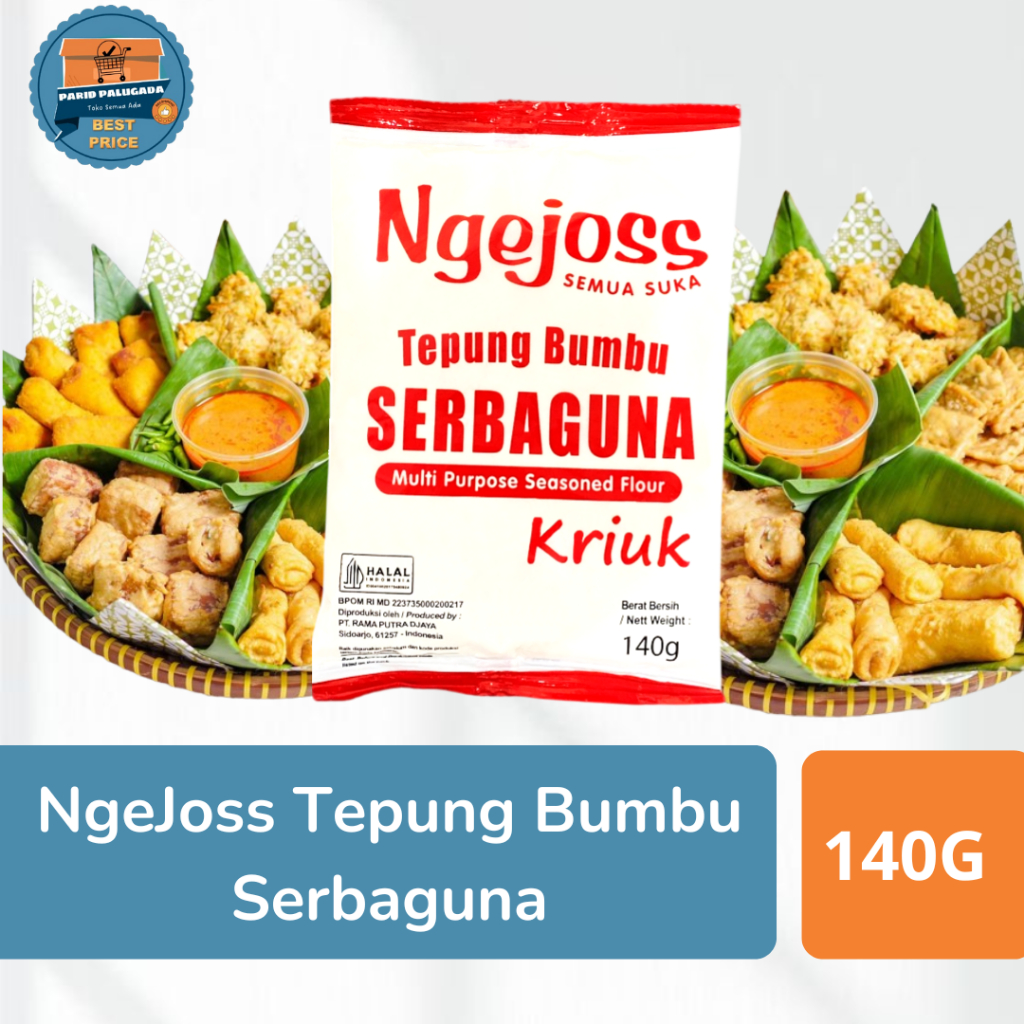 

Ngejos Semua Sukung Tepung Bumbu Serbaguna Kriuk 140g