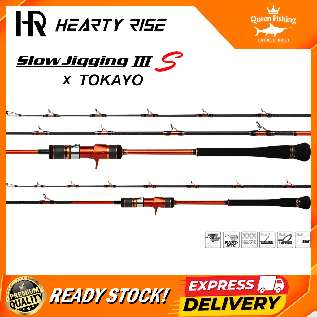 ROD HEARTY RISE SLOW JIGGING III S POWER 1/2/3 X TOKAYO