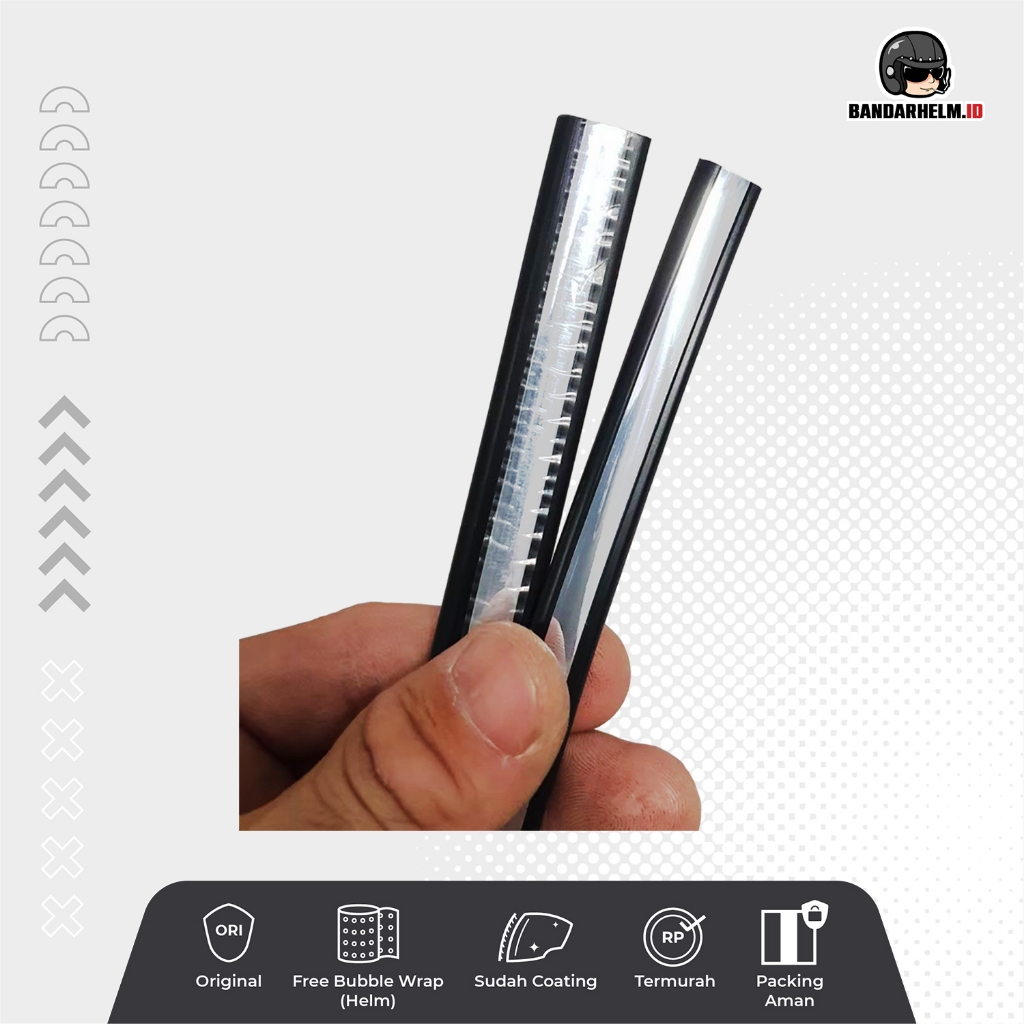 Lis Karet Chrome Helm / Mobil / Motor