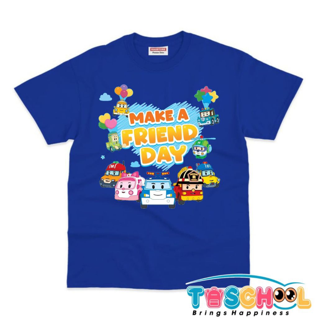 BAJU ANAK KAOS ANAK ROBOCAR POLI