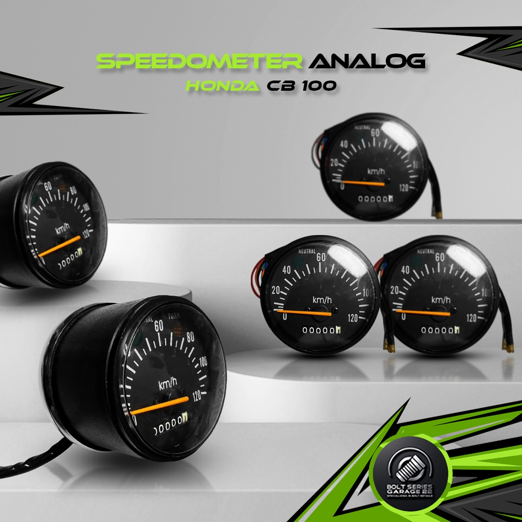 Speedometer Spidometer Klasik Speedo Spido Meteran Analog Motor Honda CB 100