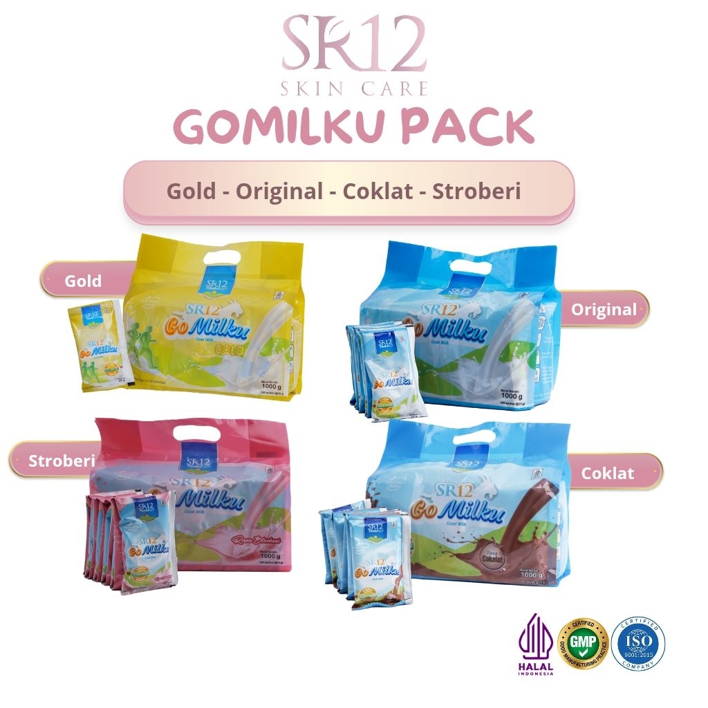 

GOMILKU PACK isi 40 sachet | Gomiilku Susu Etawa Premium Kemasan Praktis