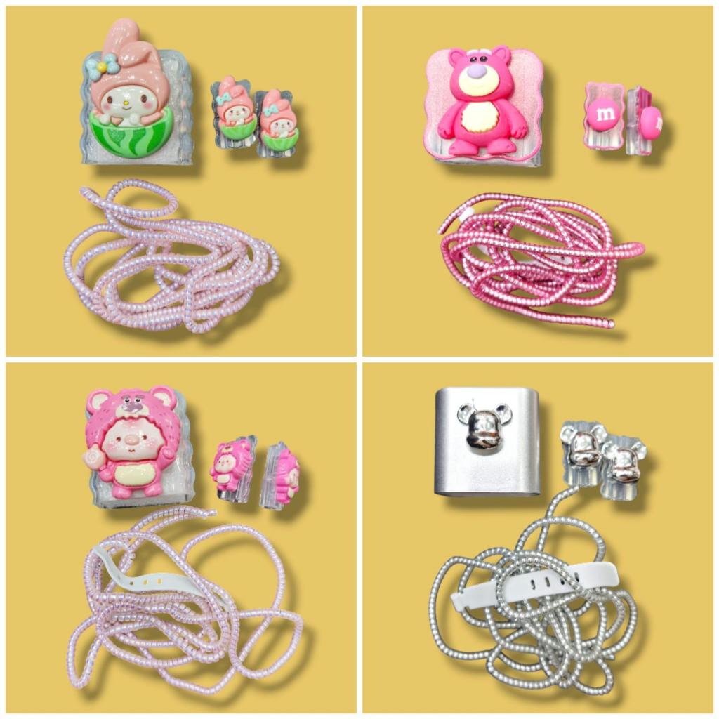 [ central ] Silicone Boneka Pelindung Charger & Kabel iPhone 20watt & 25watt / pelindung charger / p