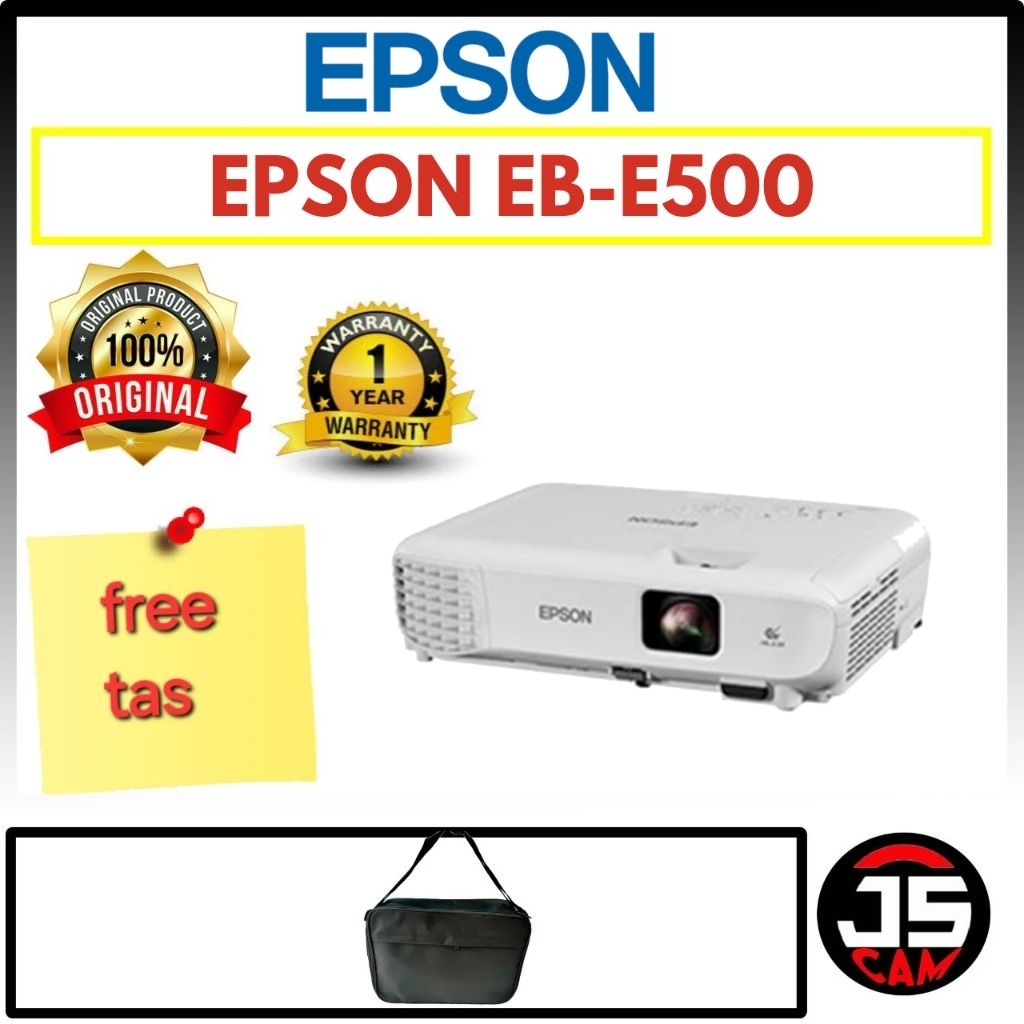 PROYEKTOR EPSON EB-E500 XGA 3300 ANSI LUMENS