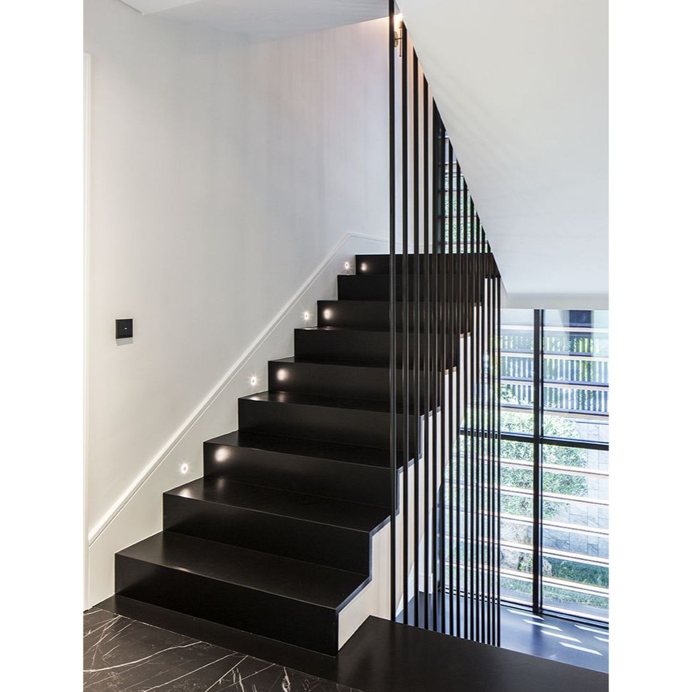 KERAMIK / GRANIT TANGGA HITAM POLOS 30X80 30X100 30X120 DOUBLE BEVEL