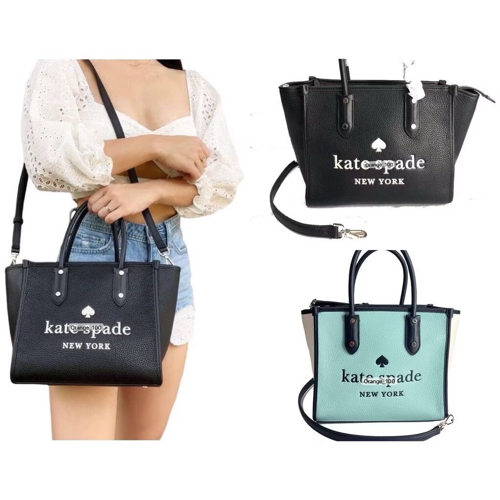 TAS WANITA KS ELLA SMALL TOTE PEBBLED LEATHER ORIGINAL