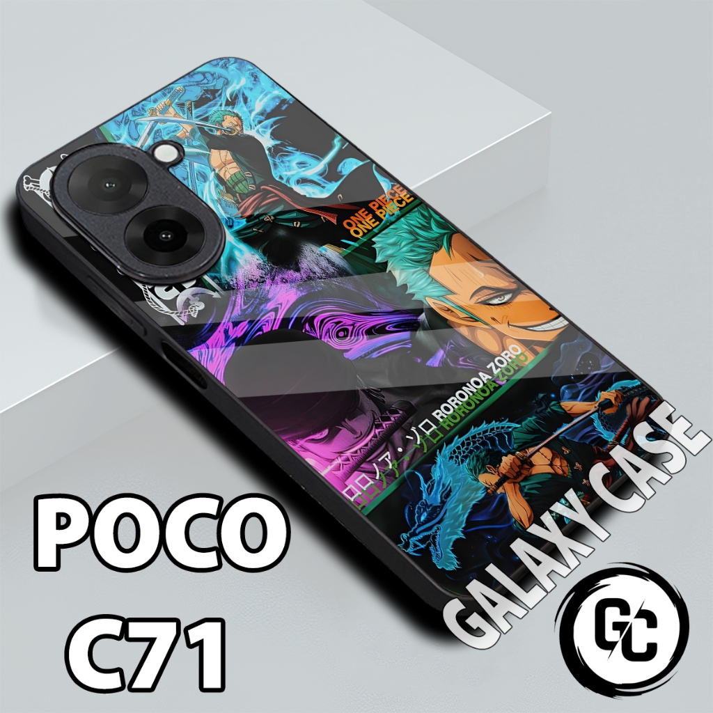 Softcase glossy POCO C71/Case POCO C71 Anime/case POCO C71 glitter/casing POCO C71/case hp POCO C71