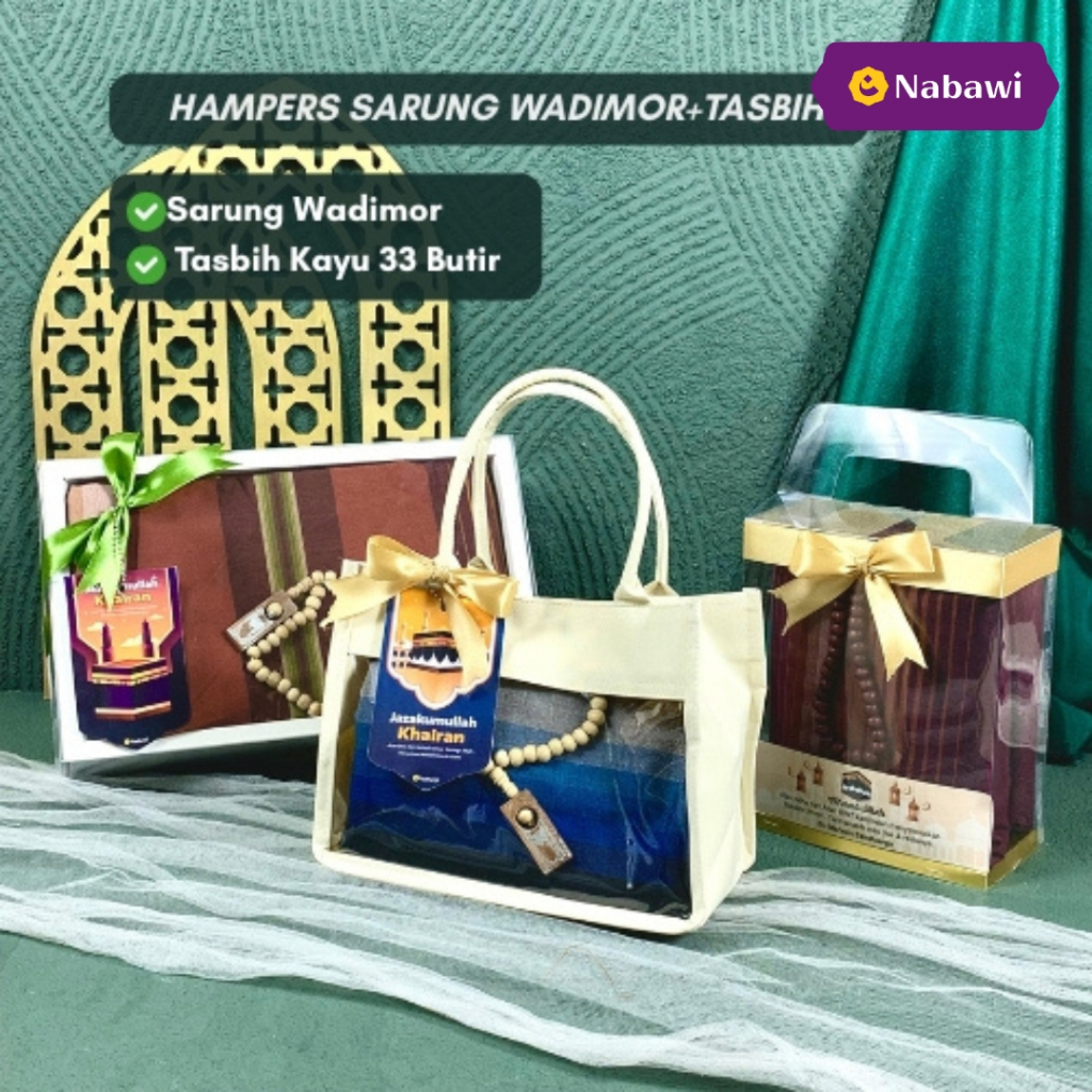 Hampers Sarung Wadimor Dewasa Hampers Lebaran Idul Fitri Souvenir Tasyakuran Tahlilan Oleh Oleh Haji