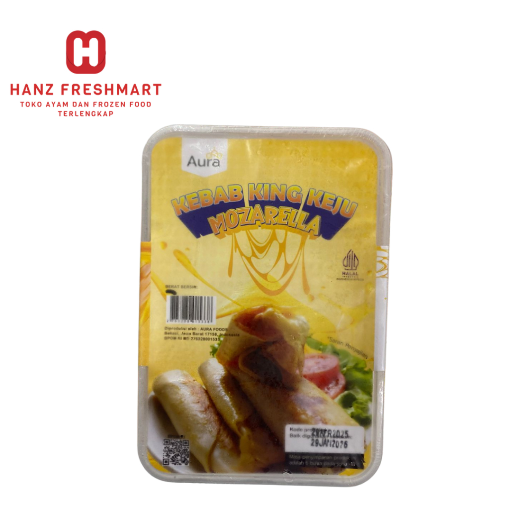 

Aura Kebab King Keju Mozarella - Hanz Freshmart
